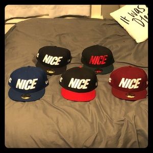 New Era “NICE” fitted hats